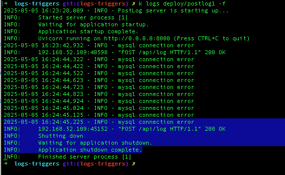 Automated pod restart